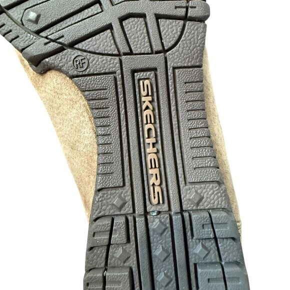 Skechers Shoes Womens 8.5 Relaxed Fit Bikers Curbed Sneakers 49336 Brown Suede - Picture 3 of 11